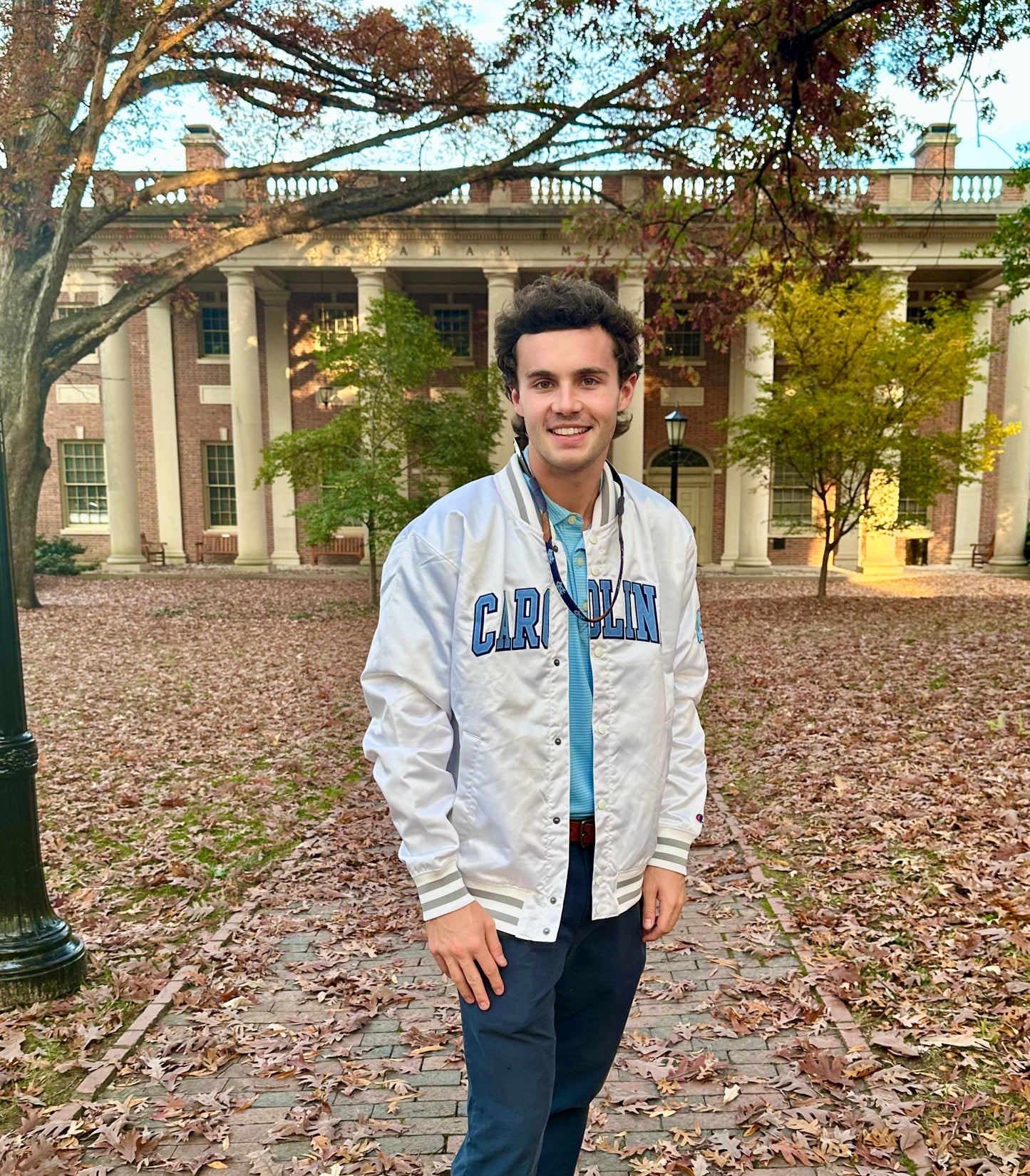 North Carolina Tar Heels Limited Edition White Bomber Jacket