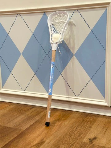 North Carolina Tar Heel Toy Lacrosse Stick 30" - Detail View - Jardine