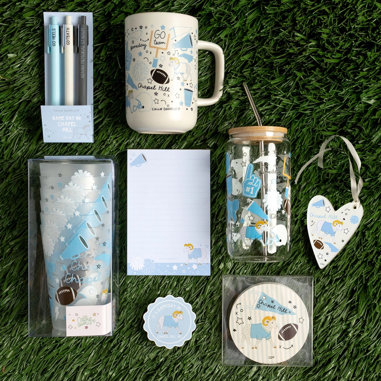 Chapel Hill Football Game Day 16oz Stadium Cups