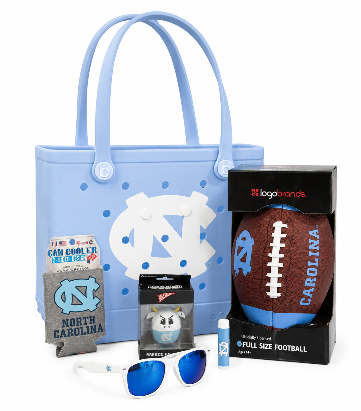 Carolina Tar Heels Bogg Beach Bag Value Set