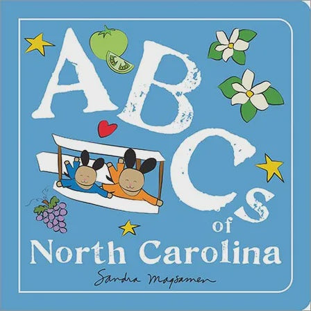 ABCs of North Carolina Blue Children's Book