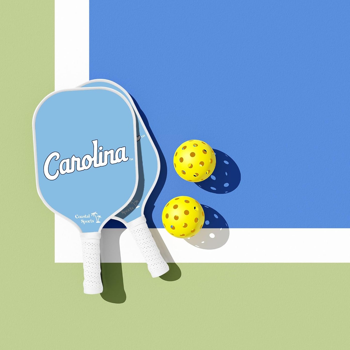 Carolina Tar Heels Pickleball Paddle by Coastal Sports