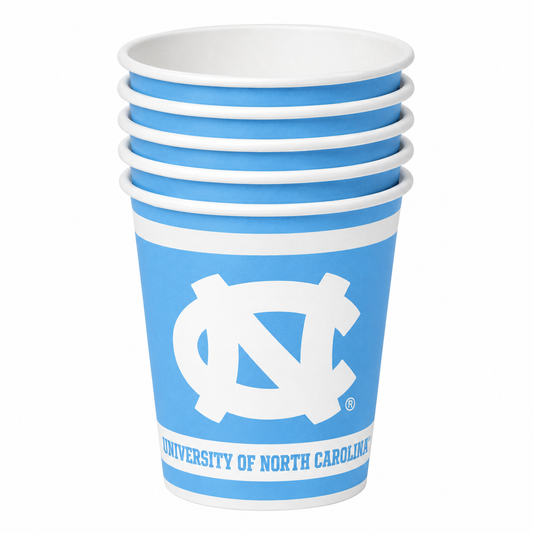 North Carolina Tar Heels Paper Cups 20 Count - Main View - Desert Cactus