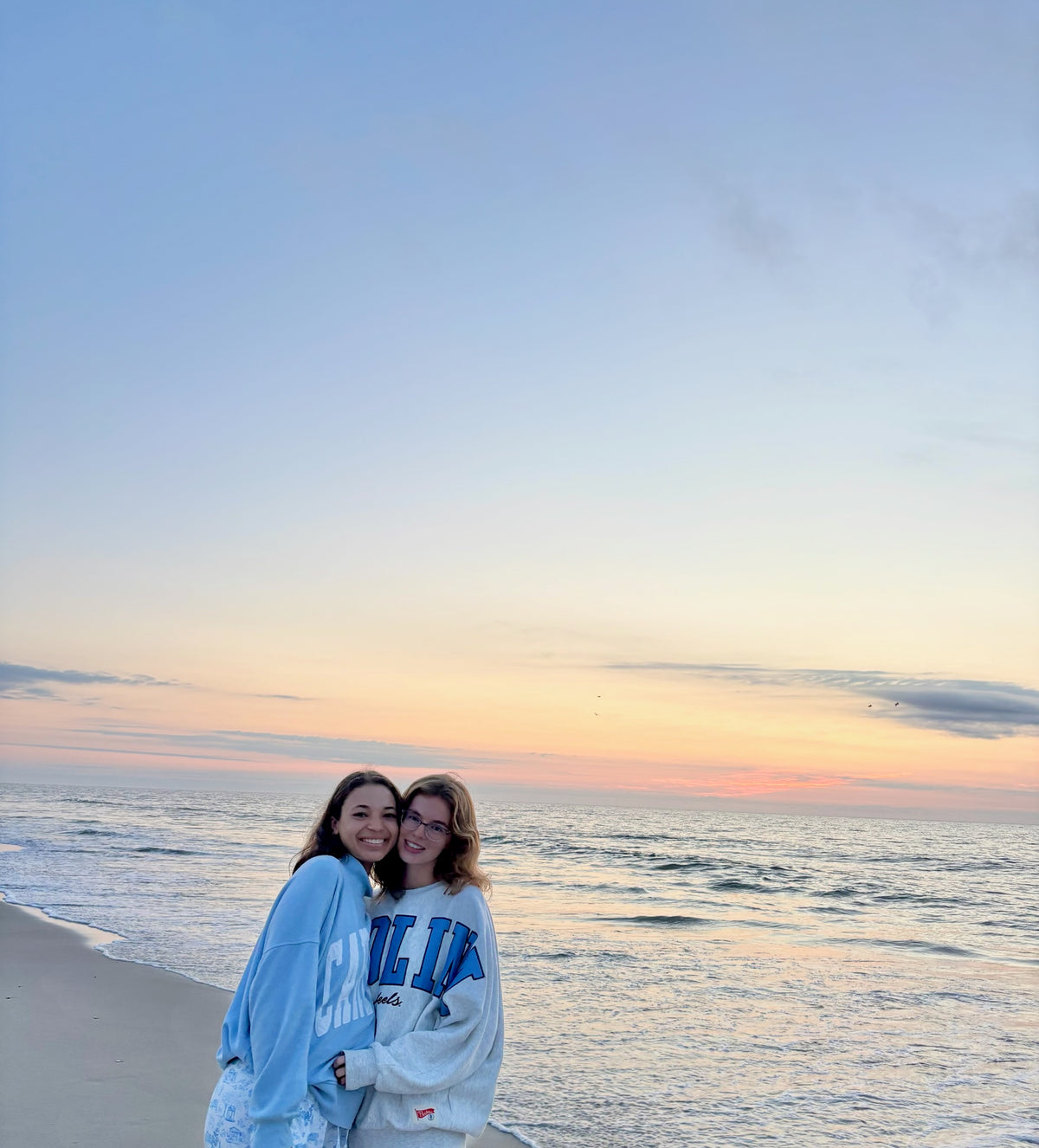 Carolina Tar Heels Light Blue Embroidered Mock Neck Sweatshirt