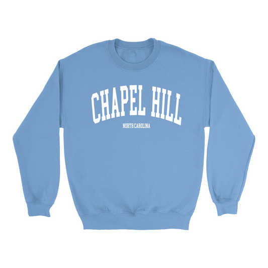 Chapel Hill North Carolina Classic Blue Adult Sweatshirt