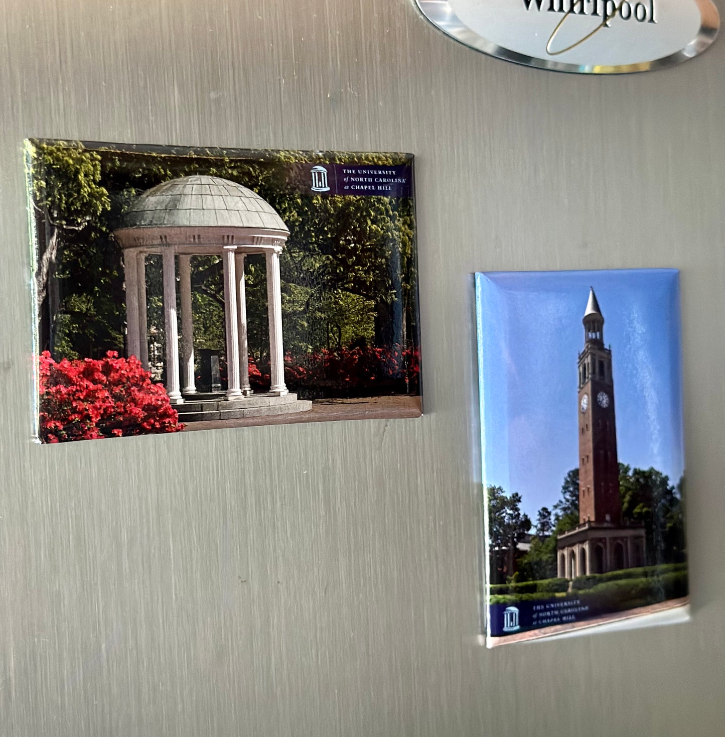 UNC Old Well and Bell Tower Magnet 2 Pack