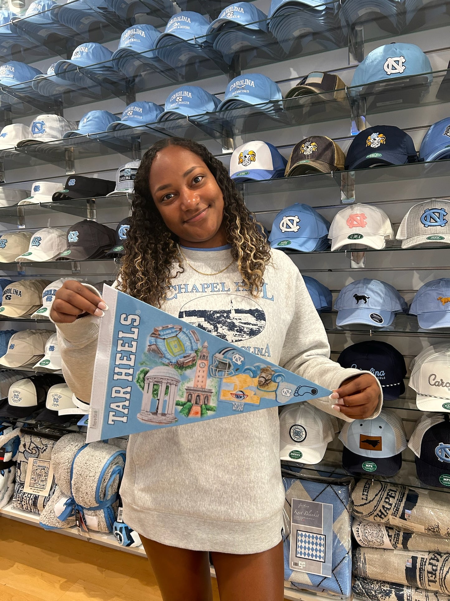University of North Carolina Pennant Flag