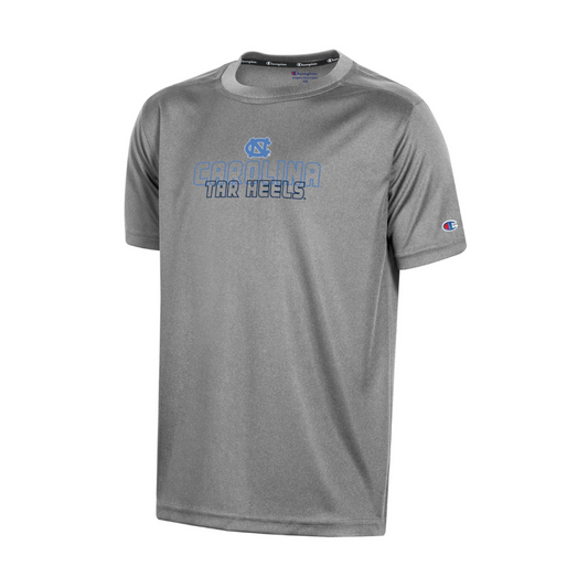 North Carolina Tar Heels Dry Fit Kid's T-Shirt Heathered Grey - Limited Edition