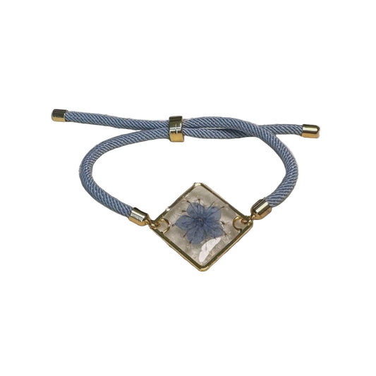 Forget Me Not Real Pressed Flower Bracelet Gift