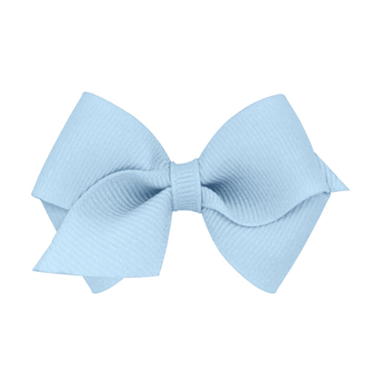 Carolina Blue Grosgrain Girls Hair Bow