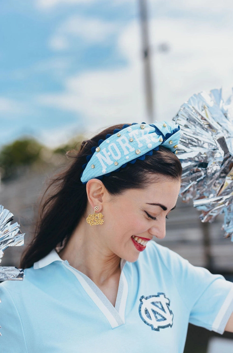University of North Carolina Adult Cross Stitch Headband