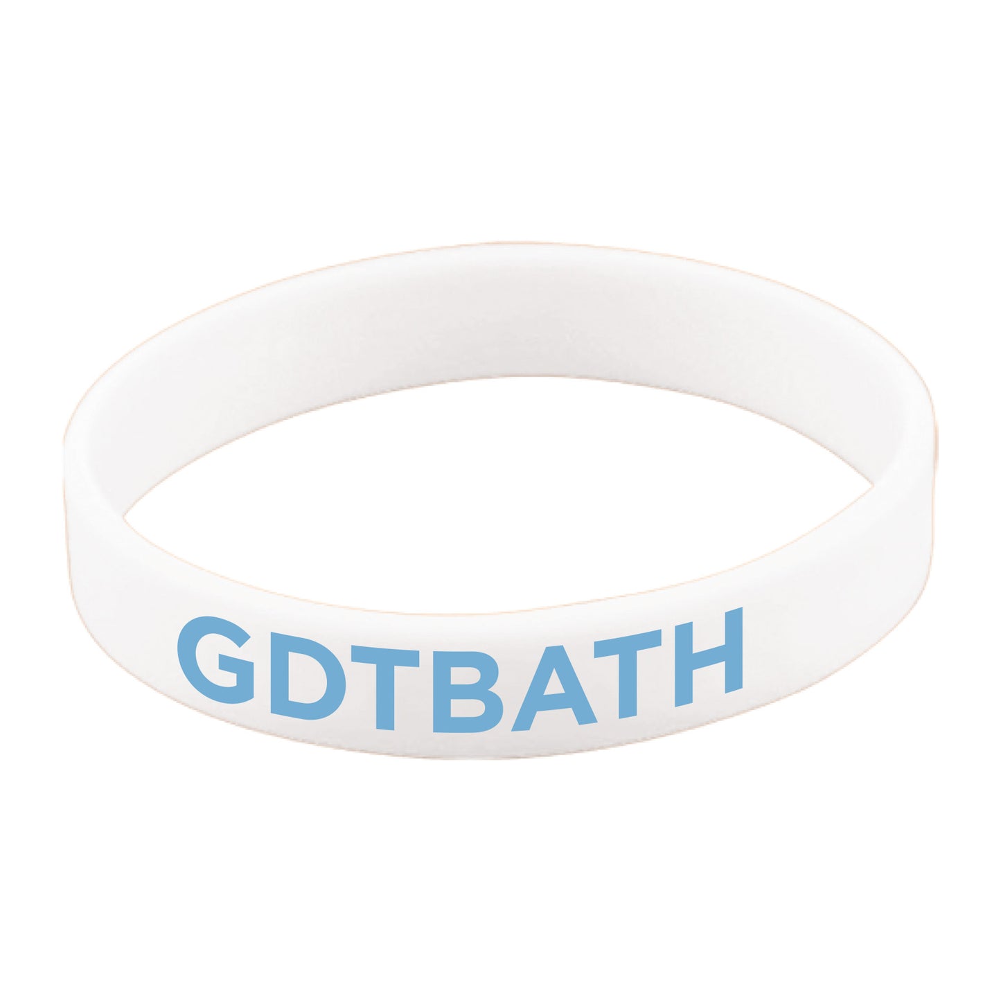 GDTBATH White Rubber Wristband for Carolina Fans