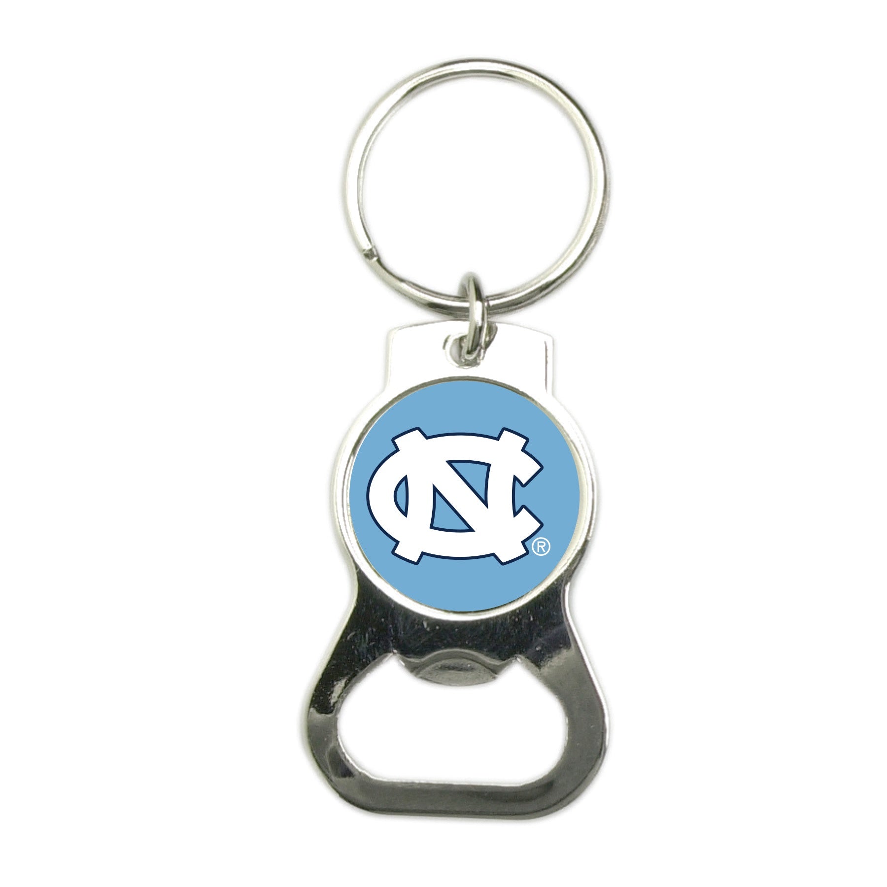 North Carolina Tar Heels Bottle Opening Keychain – Shrunken Head