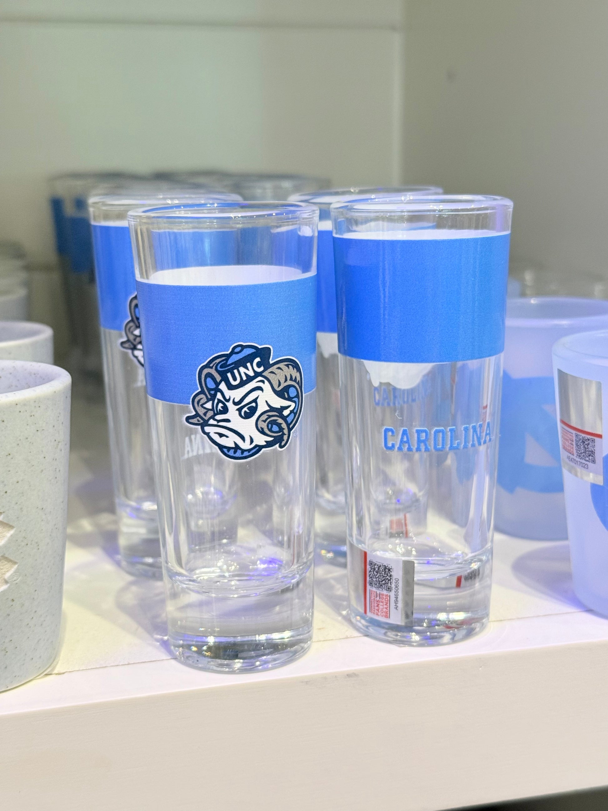 North Carolina 2.5oz Colorblock Shooter Glass - Main View - Logo Brands