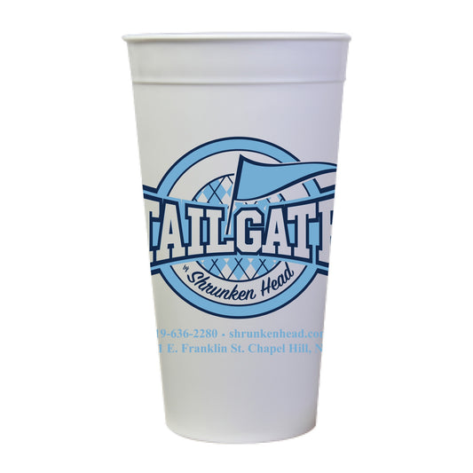 TAILGATE Cup with Carolina Blue Argyle Game Day Design