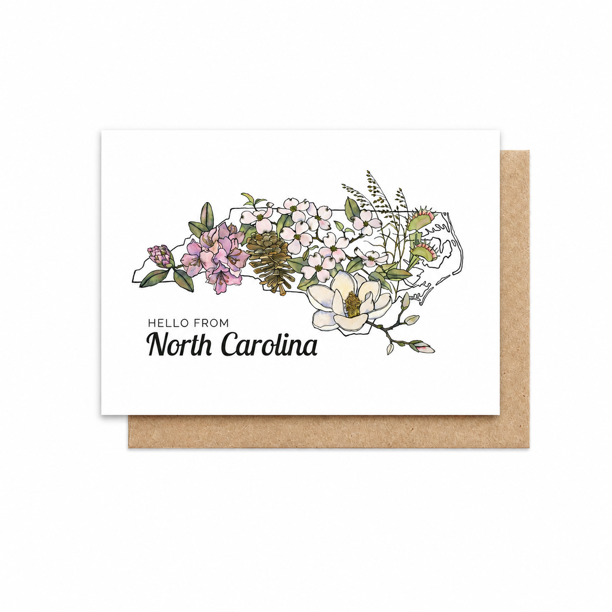 North Carolina Native Plants Notecard