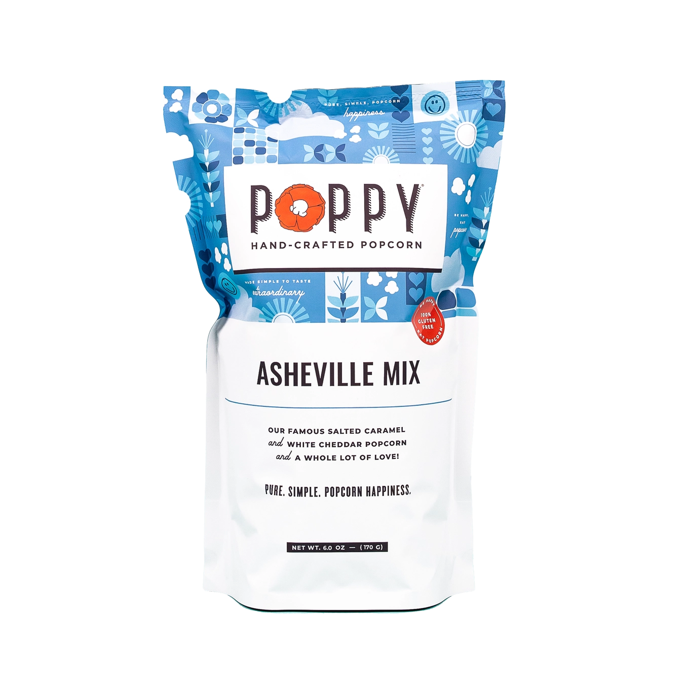 Asheville Mix Popcorn - White Cheddar & Salted Caramel- 6 oz Bag