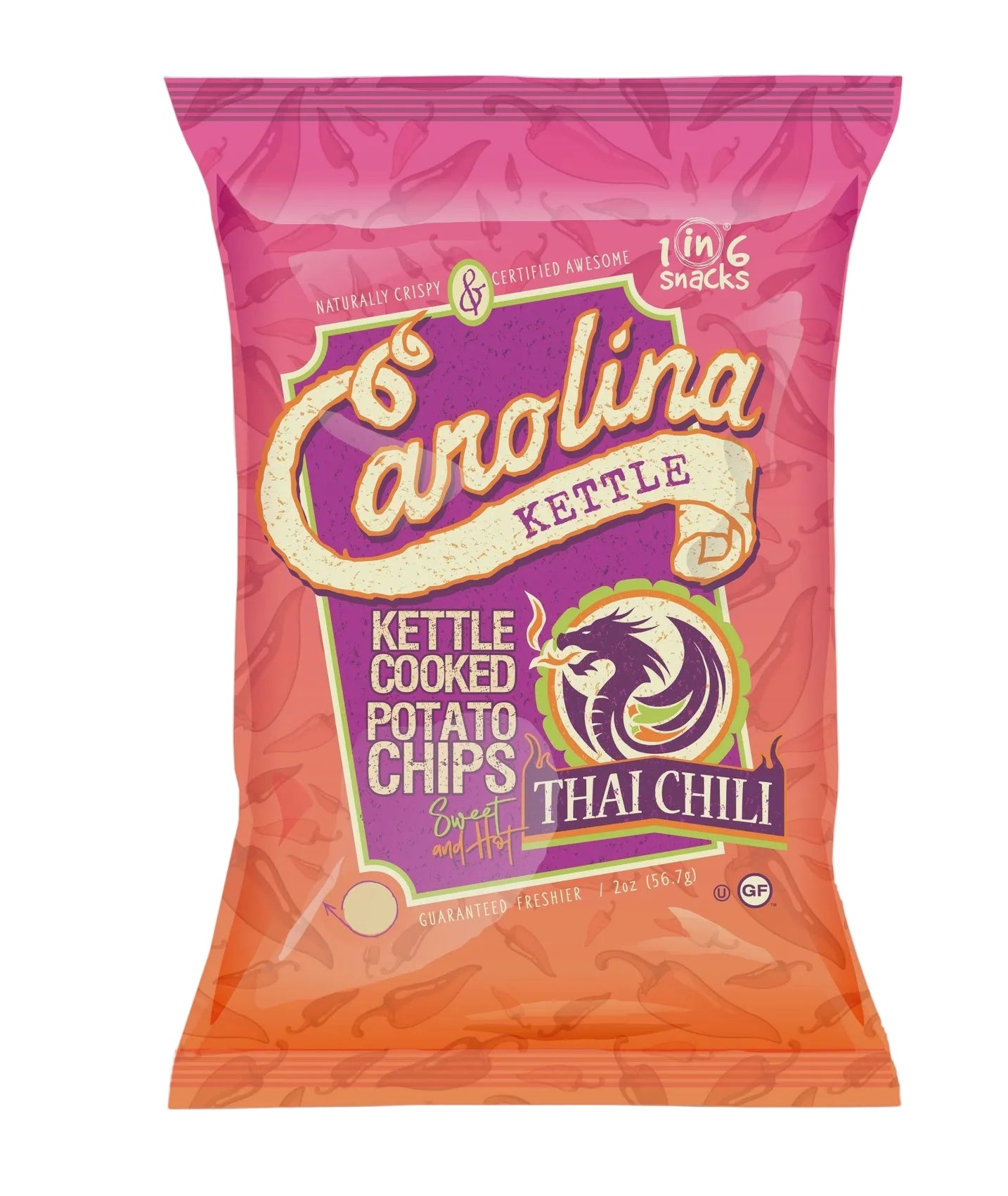 Thai Chili Carolina Kettle Chips - 2 oz