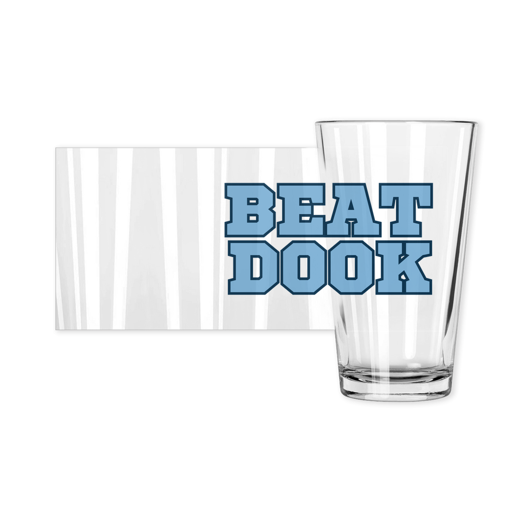 Carolina Blue Beat Dook Pint Glass