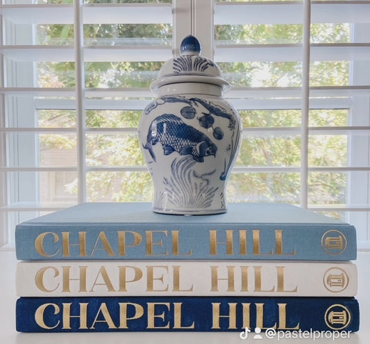 Navy Blue CHAPEL HILL Blank Coffee Table Book