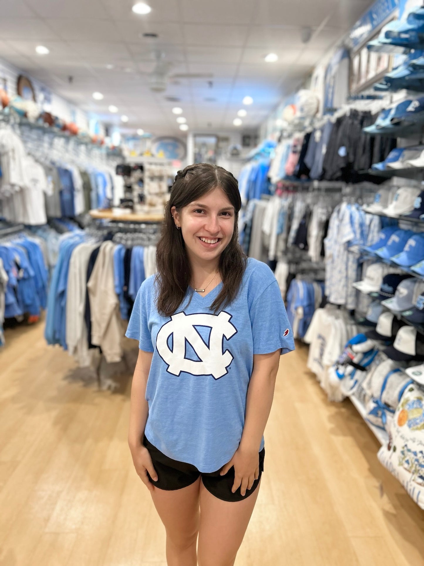 Carolina Tar Heels Women's Intramural V Neck with UNC Game Day Logo