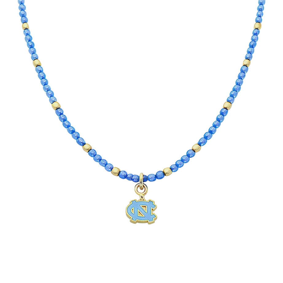 UNC Logo Gemstone Spirit Necklace