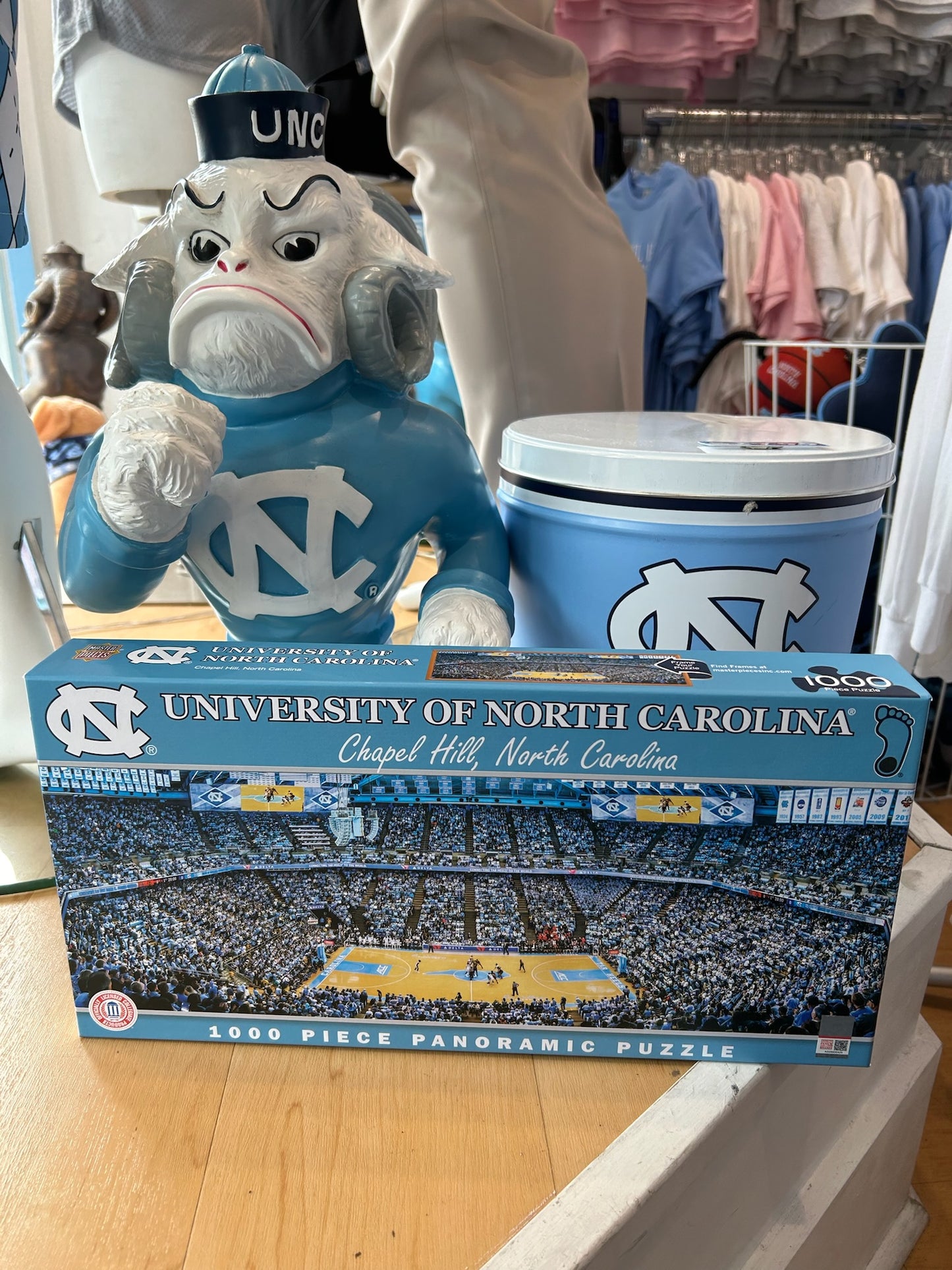 North Carolina Basketball Puzzle Dean Dome 1000 Piece Jigsaw