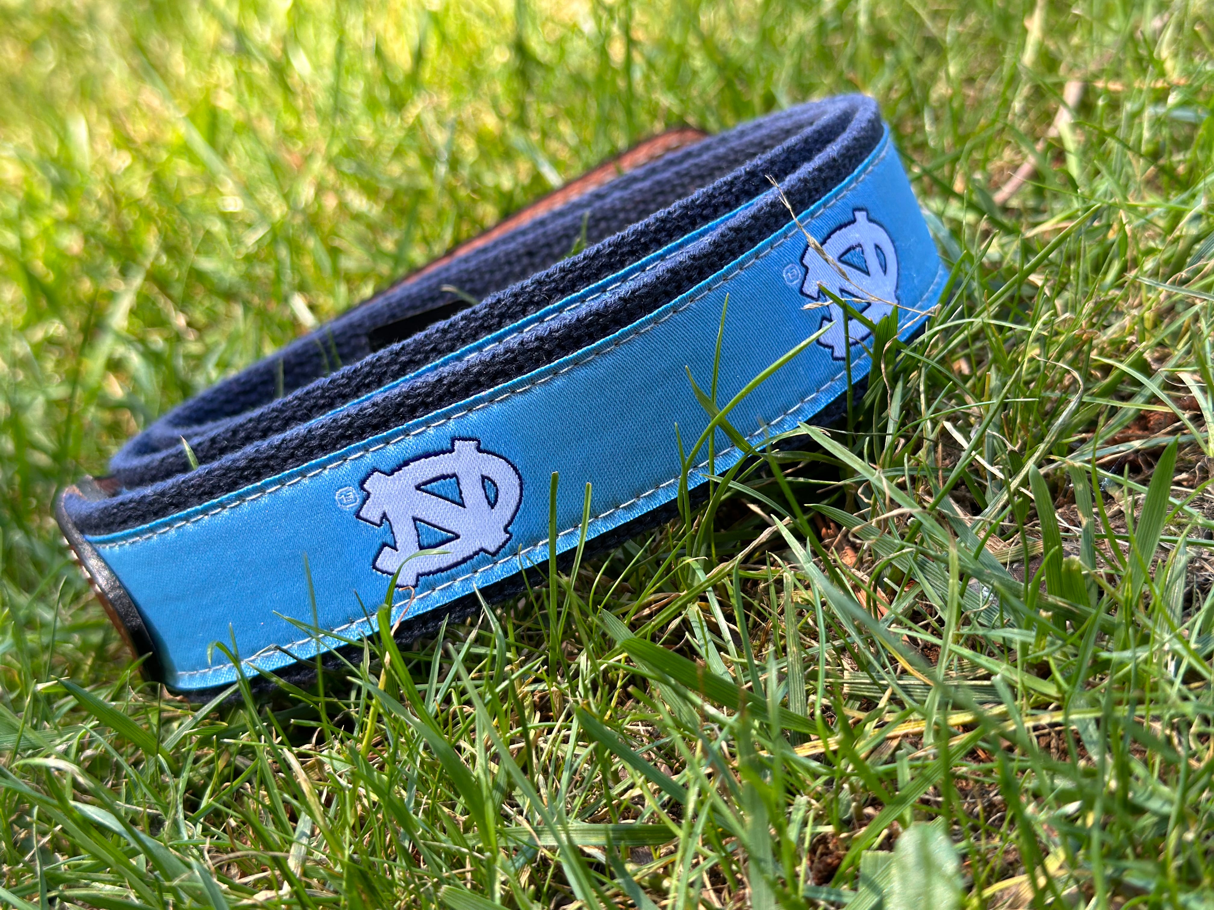 Four UNC University of discount North Carolina Men's ribbon Web Leather Belt