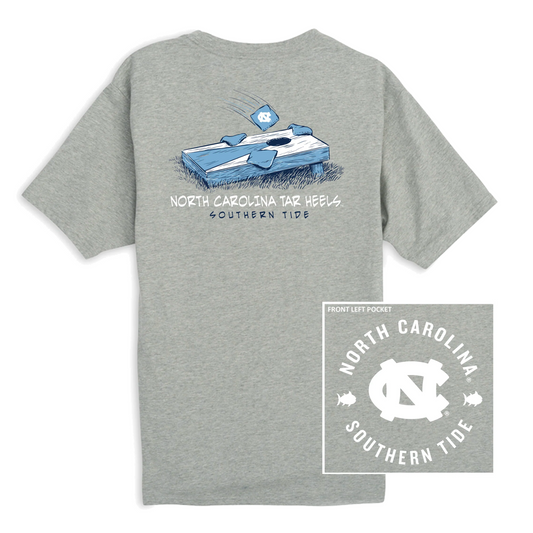 North Carolina Tar Heels Cornhole T-Shirt by Southern Tide