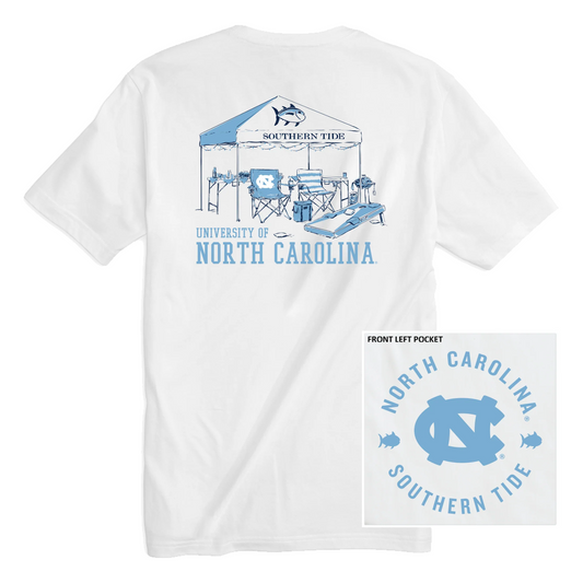 North Carolina Tar Heels Tailgate Time T-Shirt by Southern Tide