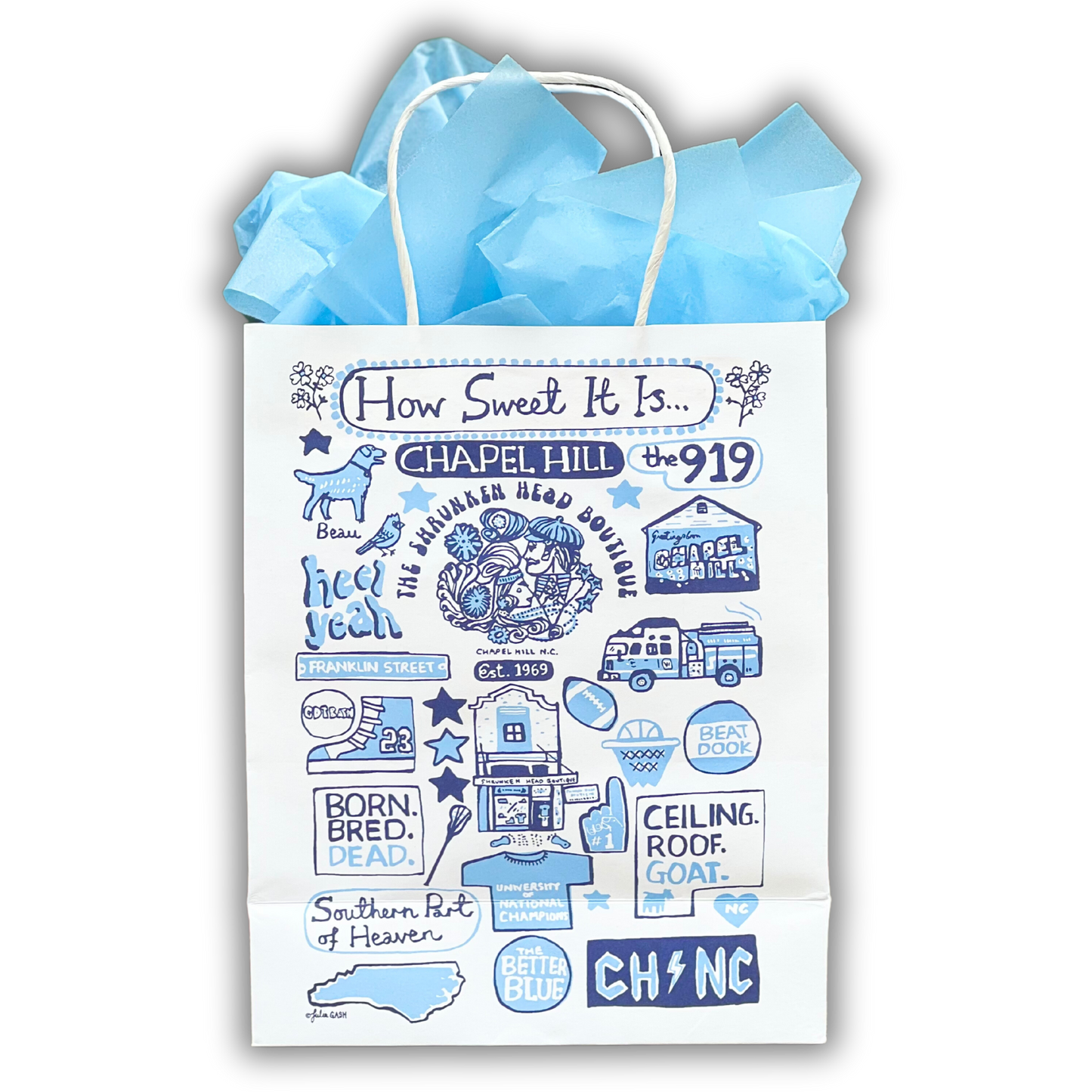 Chapel Hill SHB Gift Bag by Julia Gash