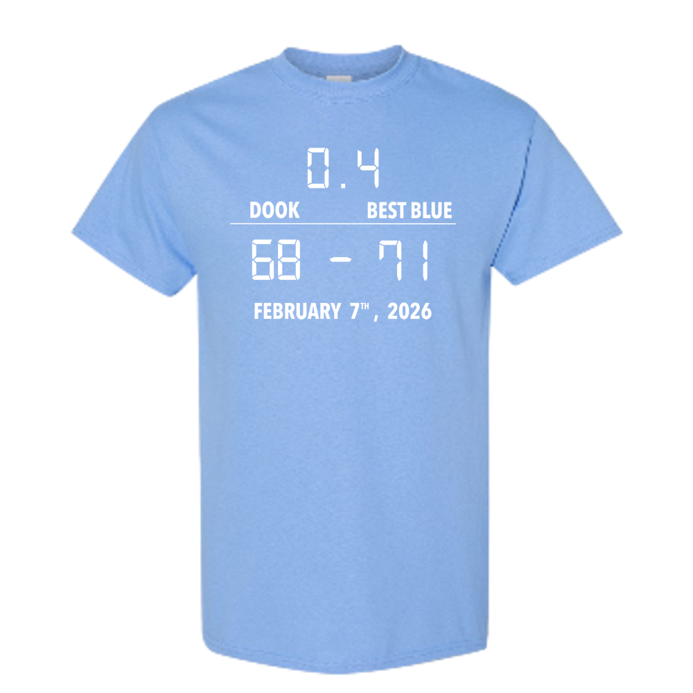 UNC BEAT DOOK .4 SECONDS T-SHIRT - PREORDER
