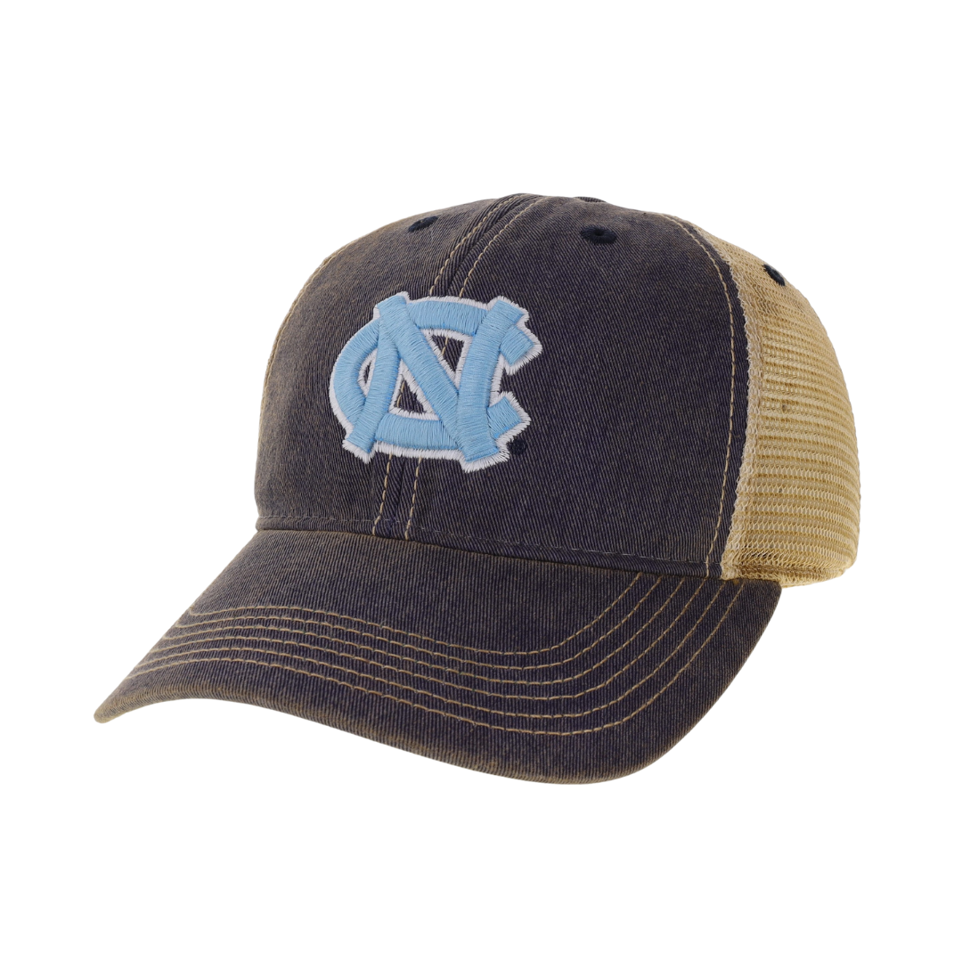 UNC Kid's Old Favorite Trucker Hat in Navy Blue