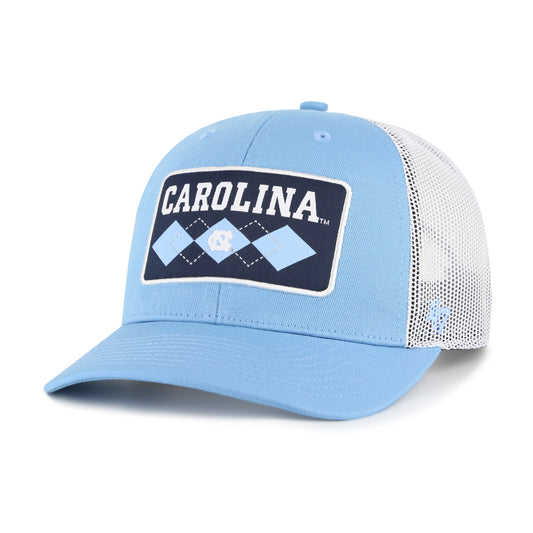 North Carolina Tar Heels UNC Columbia Argyle Patch 47 Trucker