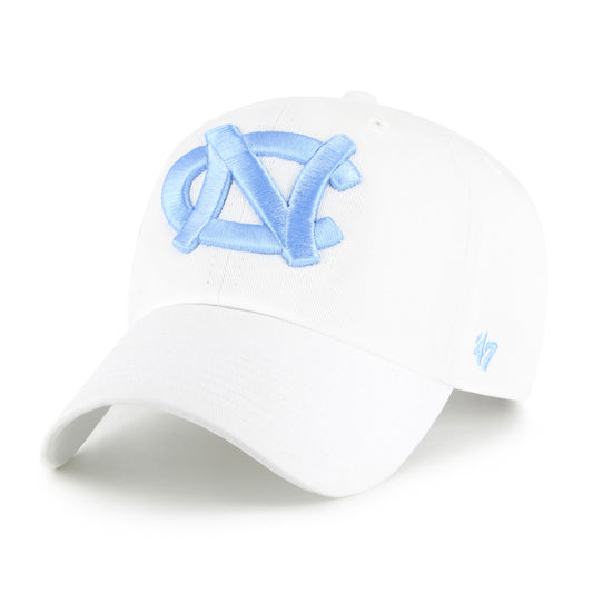 North Carolina Tar Heels UNC White Argyle Strap 47 Clean Up
