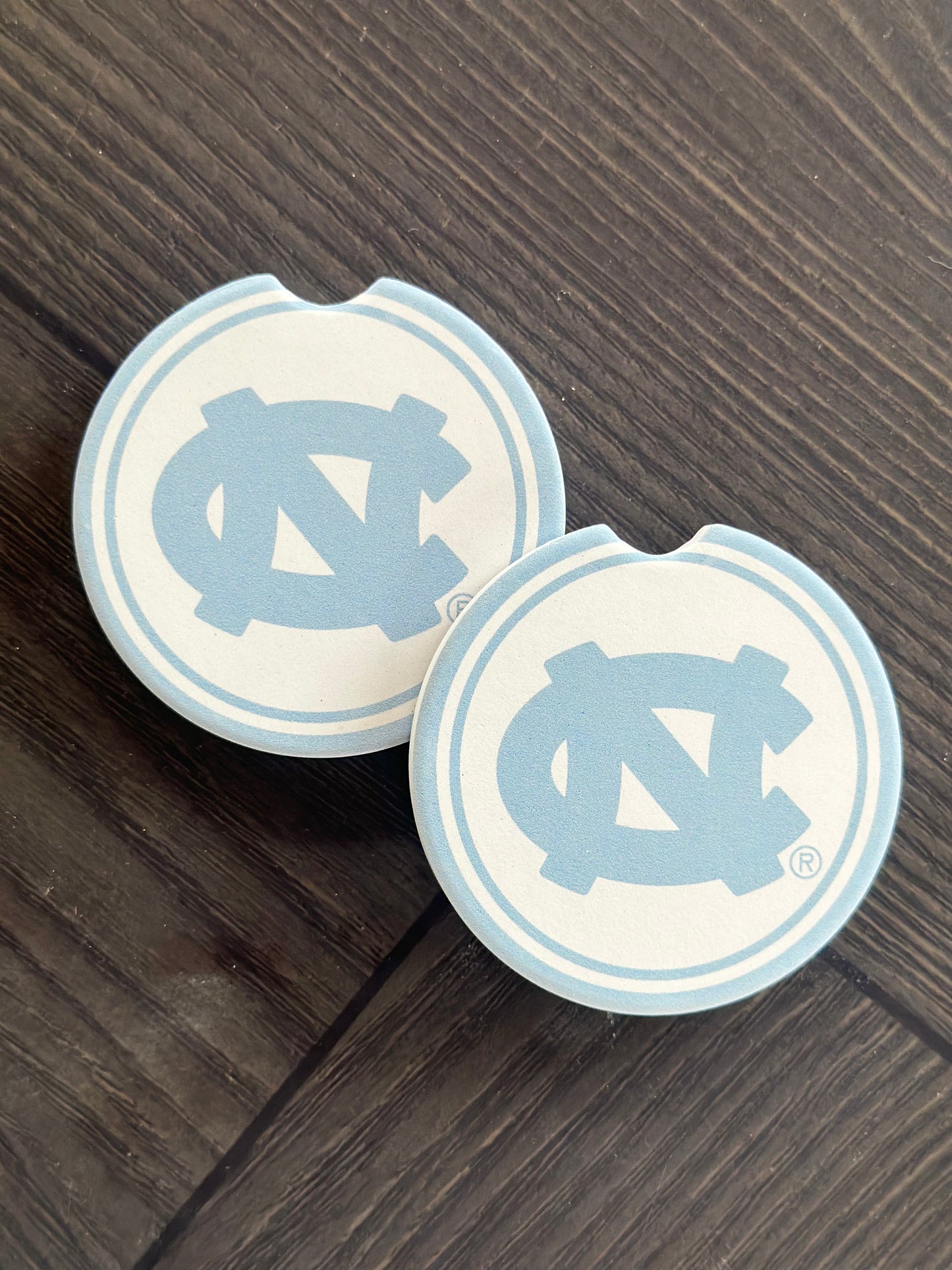 UNC Interlock Car Coaster Set of 2 by Magnolia Lane