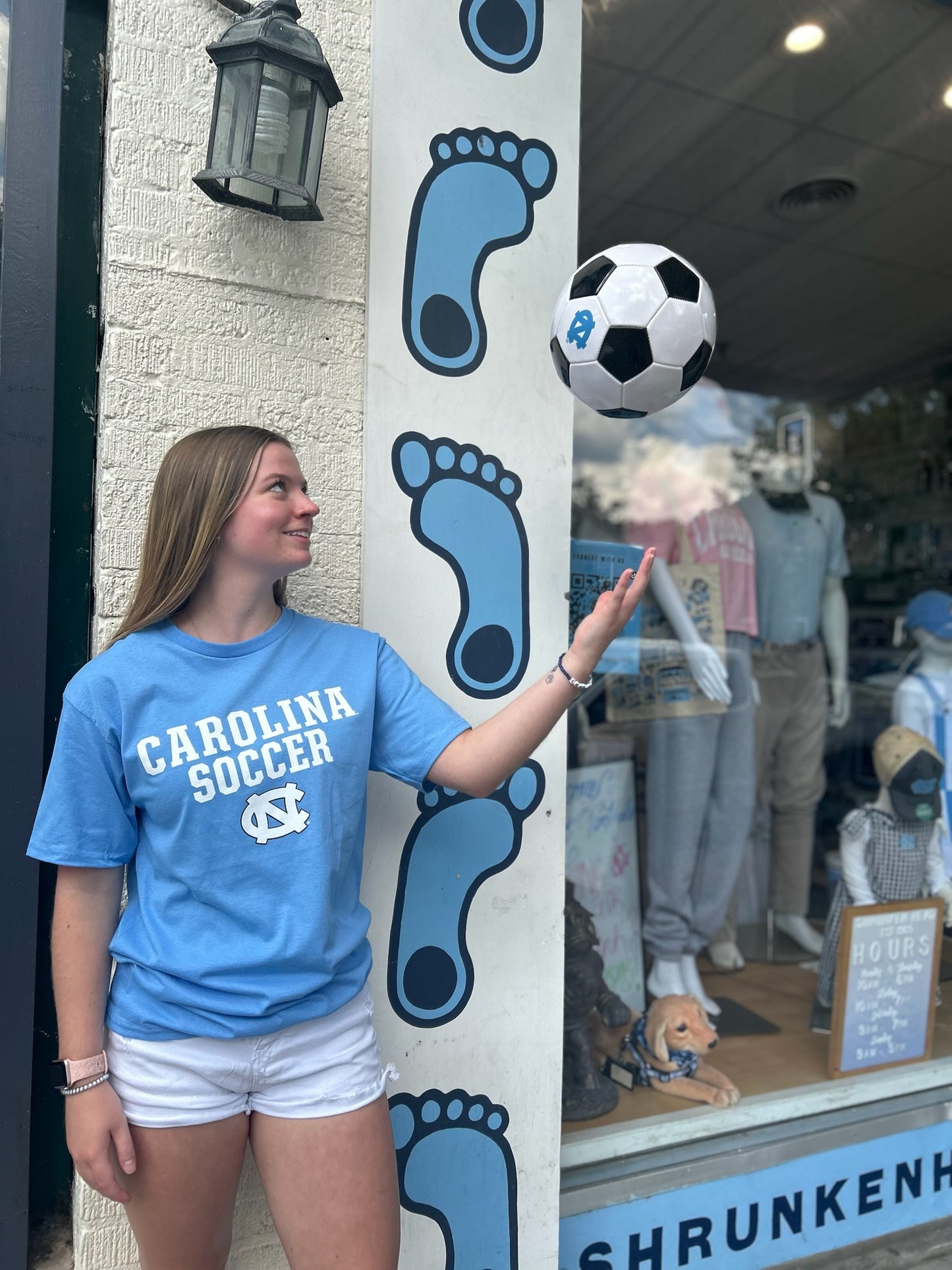 Carolina Soccer T-Shirt with UNC Logo by Champion