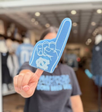 Mini Carolina Tar Heels Foam Finger for Fingers
