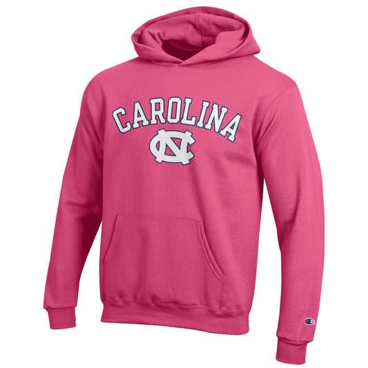 Kid's North Carolina Basic Hot Pink Hoodie