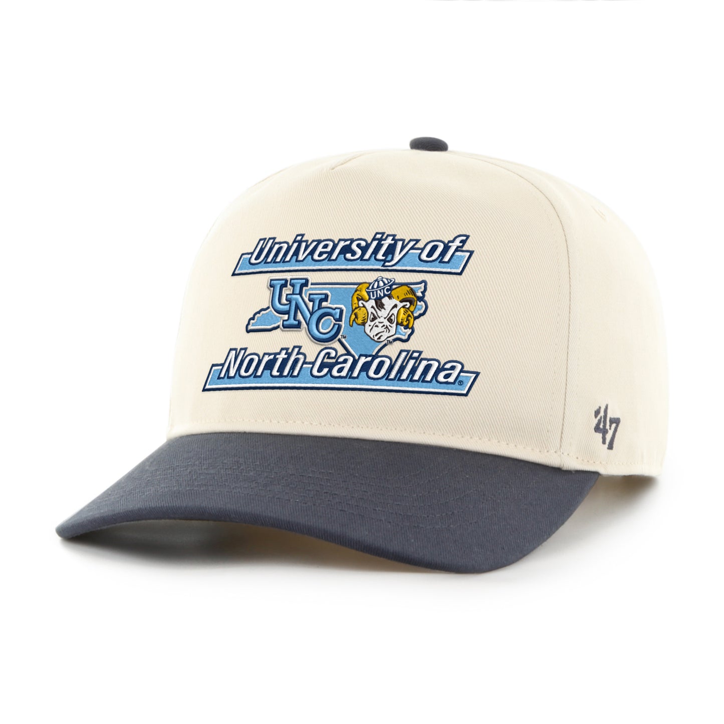 Retro Logos UNC Adjustable Embroidered Hat by 47 Brand