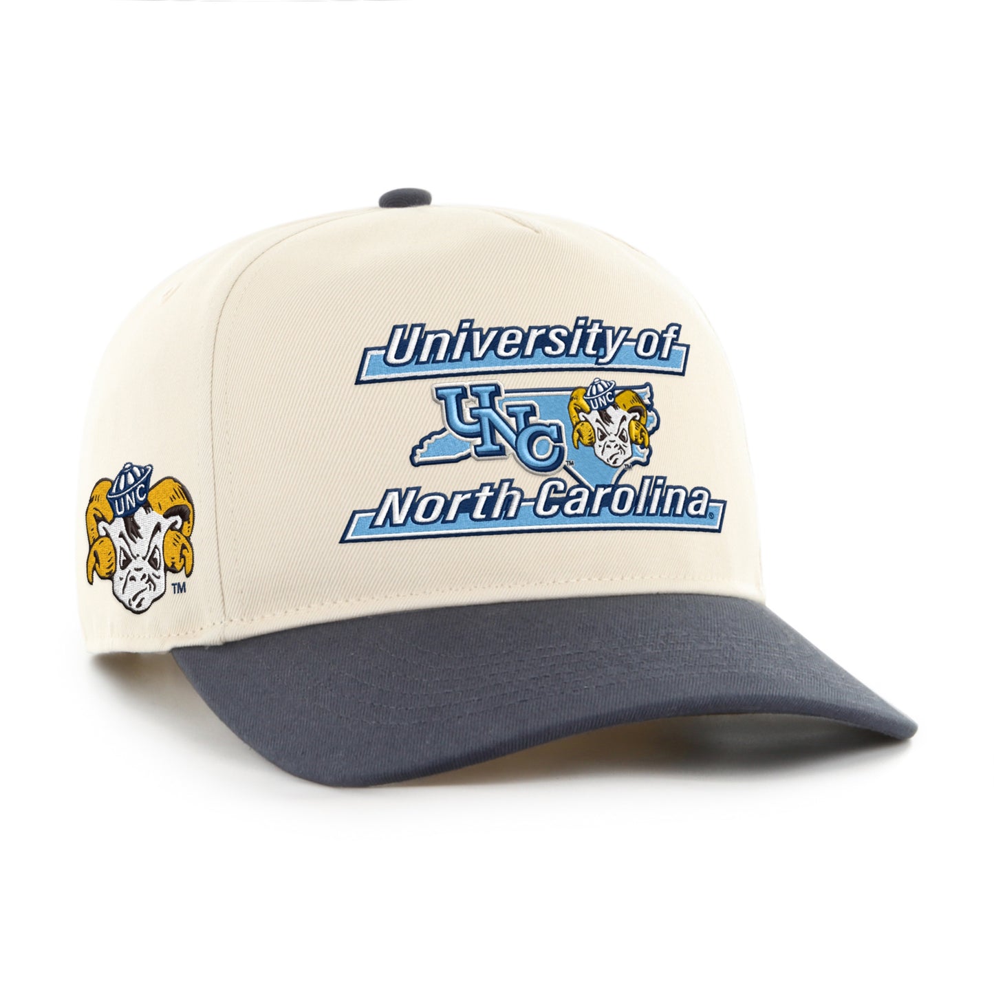 Retro Logos UNC Adjustable Embroidered Hat by 47 Brand
