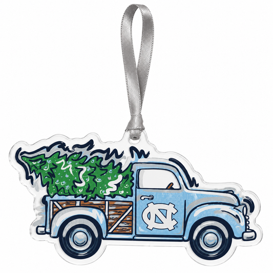 Christmas Truck Acrylic Ornament