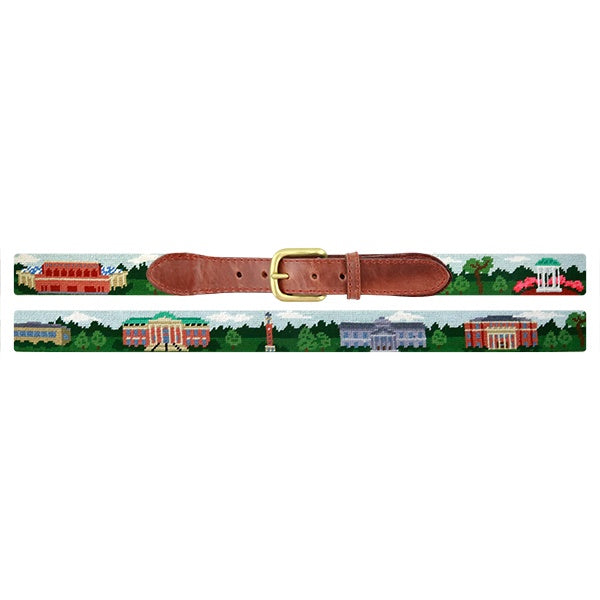 University of North Carolina Campus Needlepoint Belt by Smathers and Branson