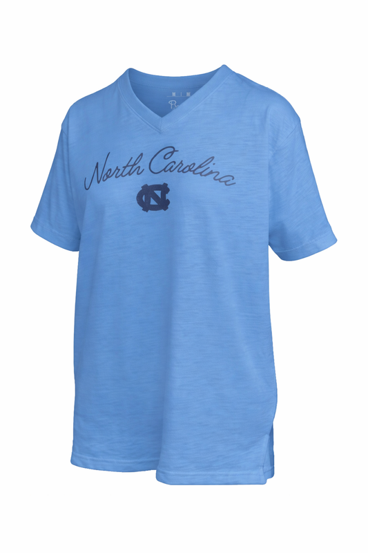 Carolina Tar Heels Women's V-Neck Top by Pressbox