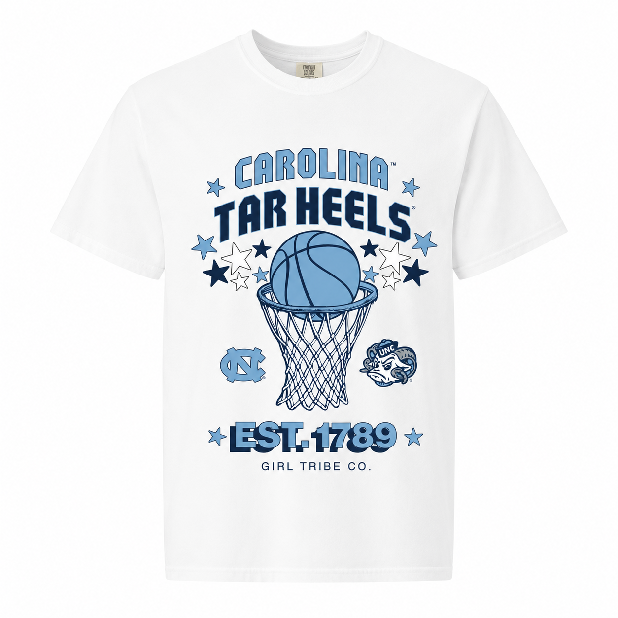 Carolina Tarheel Basketball Tee