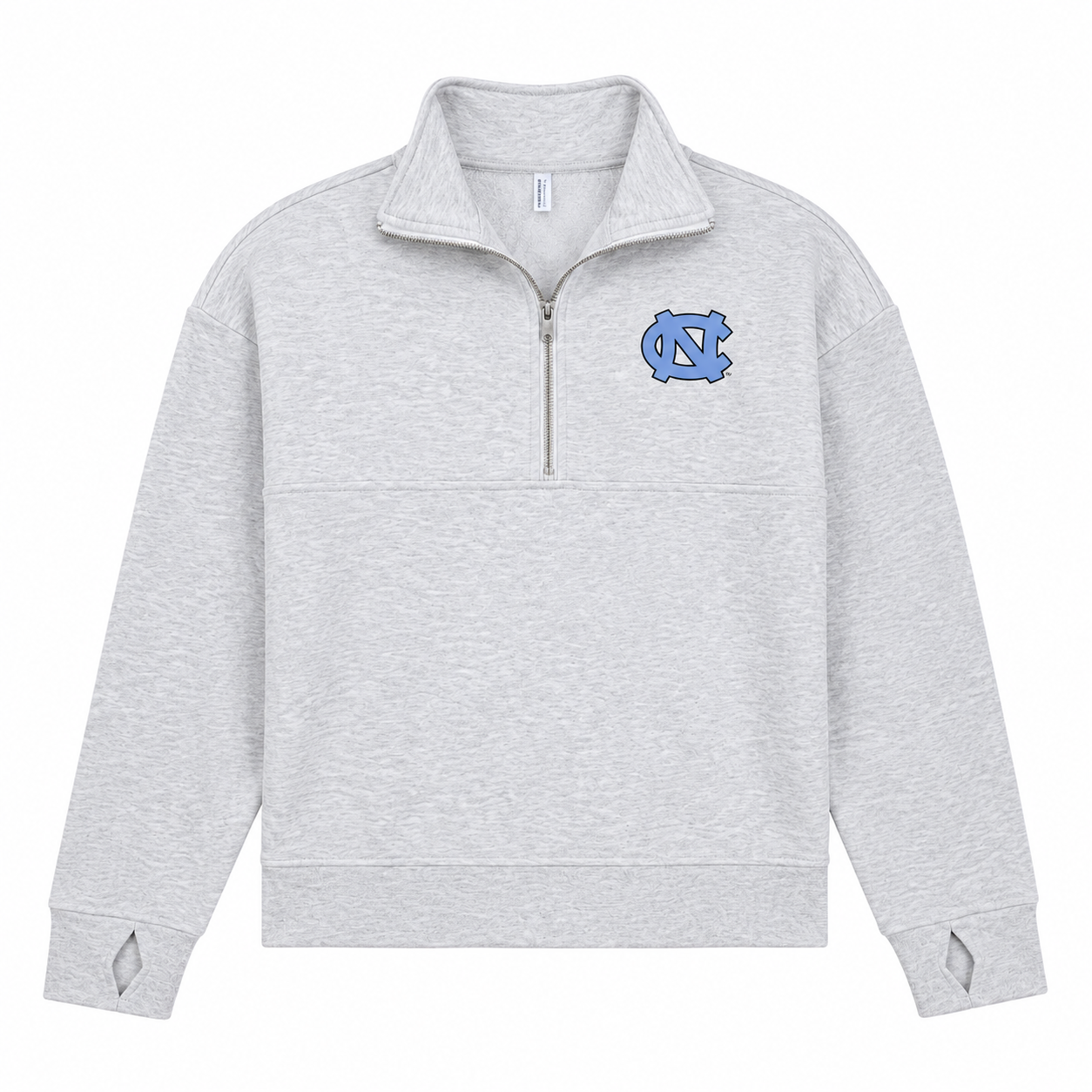 Carolina Traditions Women's Quarterzip Sweatshirt in Oatmeal