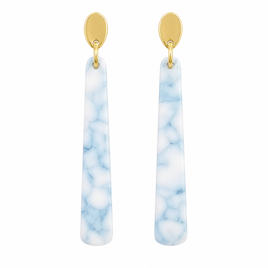 Saltwater Blue Blair Earrings