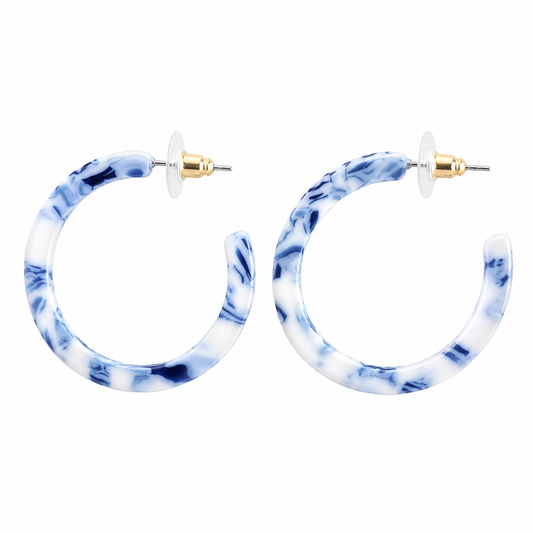 Greek Goddess Blue Camy Hoops