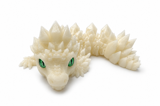 3D Printed Small Sunlight Color Changing Chunky Dragon