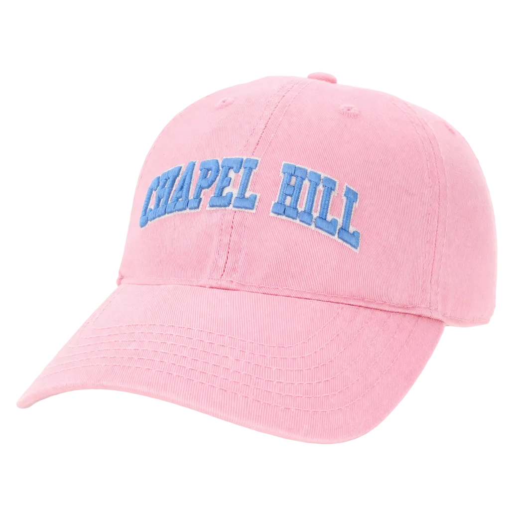 Chapel Hill North Carolina Adjustable Hat in Light Pink - Main View - Legacy